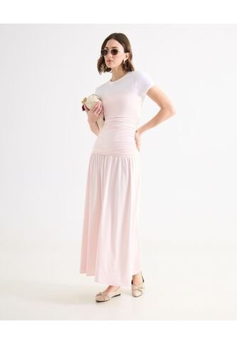 Vestido Para Mujer M/Sisa Largo Color Rosado Marca Seven Seven #28171483 Seven Seven