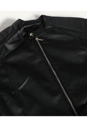 Chaqueta Para Hombre Pu Color Negro Marca Seven Seven #45080378