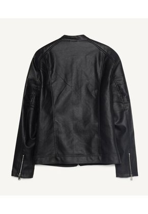 Chaqueta Para Hombre Pu Color Negro Marca Seven Seven #45080378