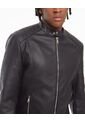 Chaqueta Para Hombre Pu Color Negro Marca Seven Seven #45080378 de Seven Seven