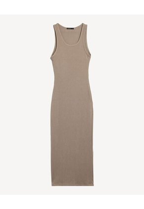 Vestido Para Mujer M/Sisa Medio Color Beige Marca Seven Seven #28171490