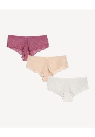 Panty Para Mujer Hipster Color Beige Marca Seven Seven #28800120 Seven Seven