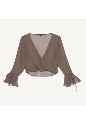 Blusa Para Mujer Manga Larga Color Verde  Marca Seven Seven #28123852