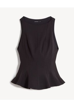 Blusa Para Mujer Manga Sisa Color Negro Marca Seven Seven #28124117