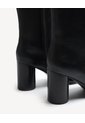 Botines Tacón Negro  Para Mujer Negro Seven Seven de Seven Seven