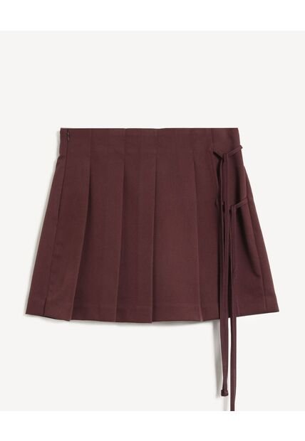 Short Para Mujer Multiusos Plano Color Café Marca Seven Seven #28191100