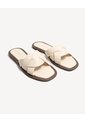 Sandalias Cruzadas  Para Mujer Camel Seven Seven de Seven Seven