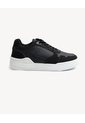 Tenis Monocromáticos De Suela Alta  Para Hombre Negro Seven Seven de Seven Seven
