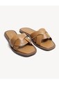 Sandalias Cruzadas  Para Mujer Camel Seven Seven de Seven Seven