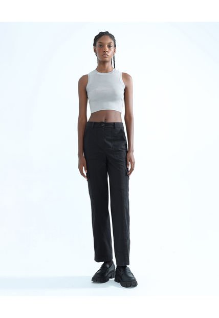 Pantalon Para Mujer  Color Negro Marca Seven Seven #28071723