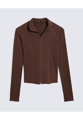 Buzo Para Mujer Zipper Color Cafe Oscuro Marca Seven Seven #28060457 Seven Seven