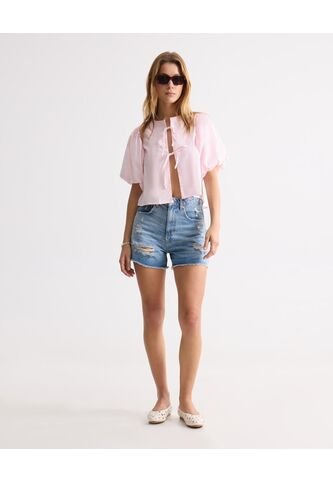 Short Para Mujer Multiusos Plano Color Azul Marca Seven Seven #28191103 Seven Seven