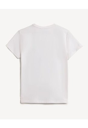 Camiseta Para Mujer Manga Corta Cuello Redondo Color Crudo Marca Seven Seven #28096534