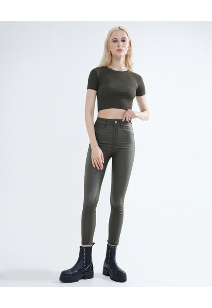 Pantalon Para Mujer  Color Verde Oliva Marca Seven Seven #28071679