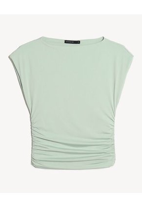 Camiseta Para Mujer Manga Corta Cuello Redondo Color Verde Marca Seven Seven #28096528