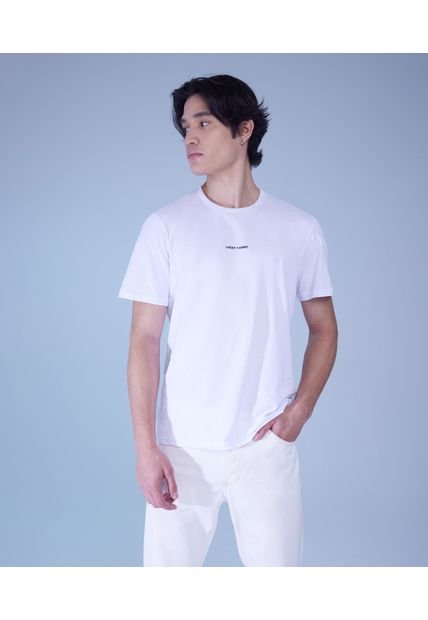 Camiseta Manga Corta Hombre Seven Algodón Blanco 45092254-10215