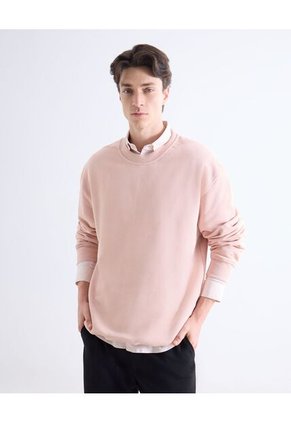 Buzo Para Hombre Cuello Redondo Color Rosa Marca Seven Seven #45060730