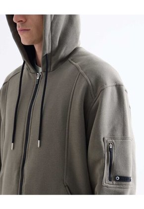 Buzo  Para Hombre Zipper Color Verde Marca Seven Seven #45060703