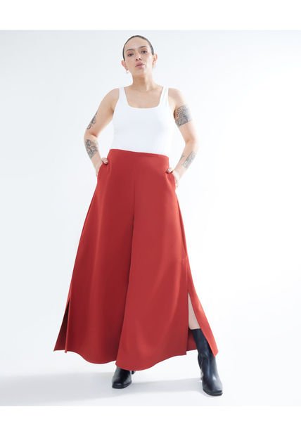Pantalon Para Mujer  Color Terracota Marca Seven Seven #28071667