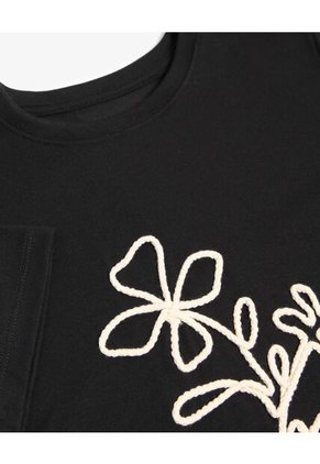 Camiseta Para Mujer Manga Corta Cuello Redondo Color Negro Marca Seven Seven #28096532