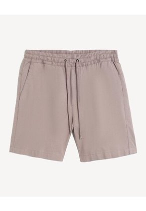 Bermuda Para Hombre Regular Corto Color Café Marca Seven Seven #45100724