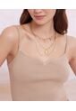 Crop Top Para Mujer Manga Sisa Color Camel Marca Seven Seven #28095375 de Seven Seven