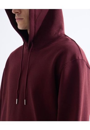 Buzo  Para Hombre Hoodie Color Vino Marca Seven Seven #45060727