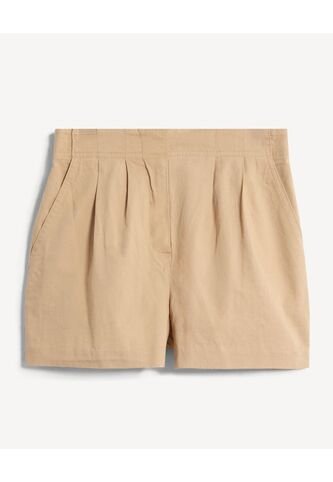Short Para Mujer Multiusos Plano Color Camel Marca Seven Seven #28191115 Seven Seven