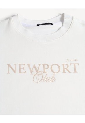 Camiseta  Para Hombre Manga Corta Cuello Redondo Color Marfil Marca Seven Seven #45092884