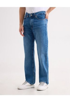 Jean Para Hombre Straight Color Azul Marca Seven Seven #45160641