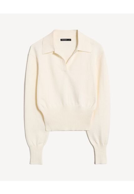 Saco  Para Mujer Cuello Redondo Color Beige Marca Seven Seven #28330696