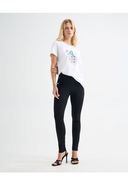 Leggins Para Mujer Largo Color Negro Marca Seven Seven #28230612