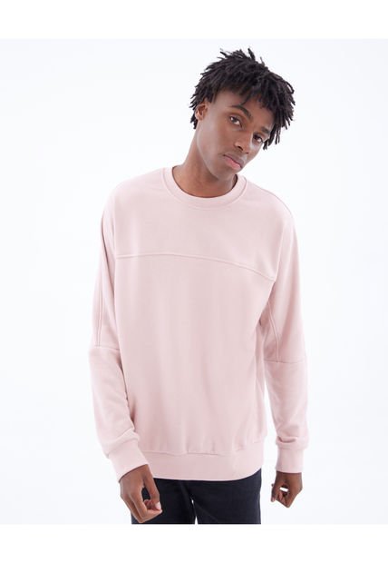 Buzo Para Hombre Cuello Redondo Color Rosa Marca Seven Seven #45060609