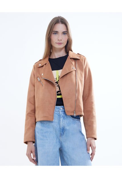 Chaqueta Para Mujer  Color Camel Marca Seven Seven #28080878