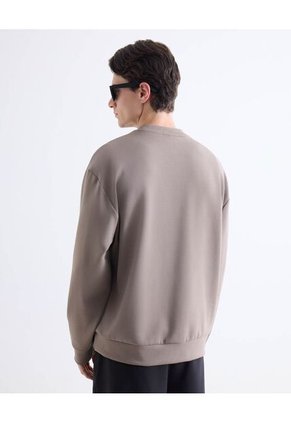Buzo  Para Hombre Cuello Redondo Color Taupe Marca Seven Seven #45060733