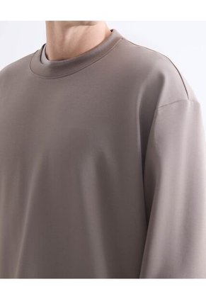 Buzo  Para Hombre Cuello Redondo Color Taupe Marca Seven Seven #45060733