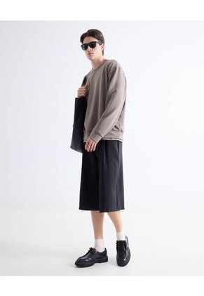 Buzo  Para Hombre Cuello Redondo Color Taupe Marca Seven Seven #45060733