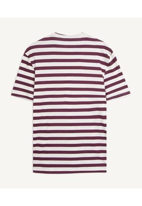 Camiseta Hombre Seven M/C Vino Algodón