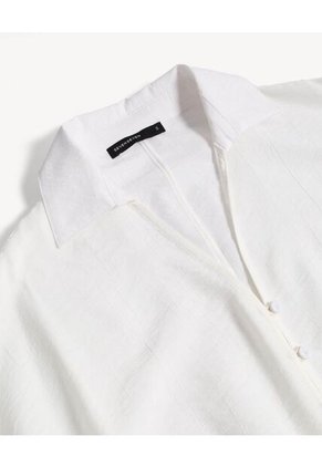 Blusa  Para Mujer Manga 3/4 Color Blanco Marca Seven Seven #28124175