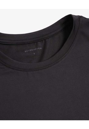 Camiseta  Para Mujer Manga Corta Cuello Redondo Color Negro Marca Seven Seven #28096498