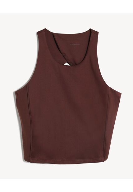 Camiseta  Para Mujer Manga Sisa Moda Color Vino Marca Seven Seven #28096494