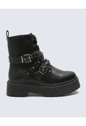 Botas  Para Mujer Botin Color Negro Marca Seven Seven #28670082