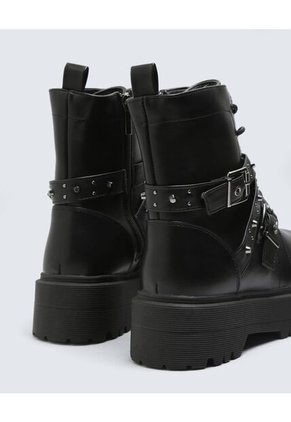 Botas  Para Mujer Botin Color Negro Marca Seven Seven #28670082