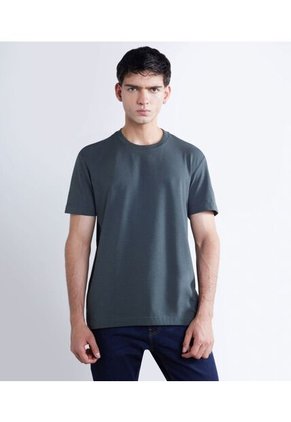 Camiseta Para Hombre Manga Corta Color Verde  Marca Seven Seven #45092496