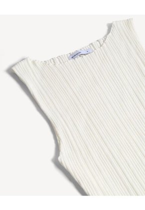 Camiseta  Para Mujer Manga Sisa Moda Color Blanco Marca Seven Seven #28096661