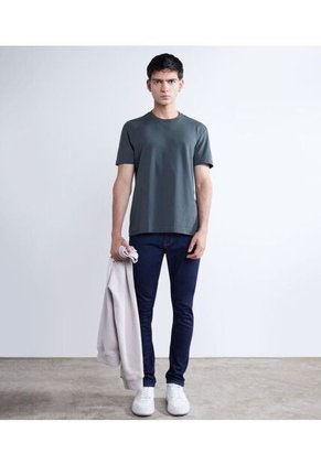 Camiseta Para Hombre Manga Corta Color Verde  Marca Seven Seven #45092496