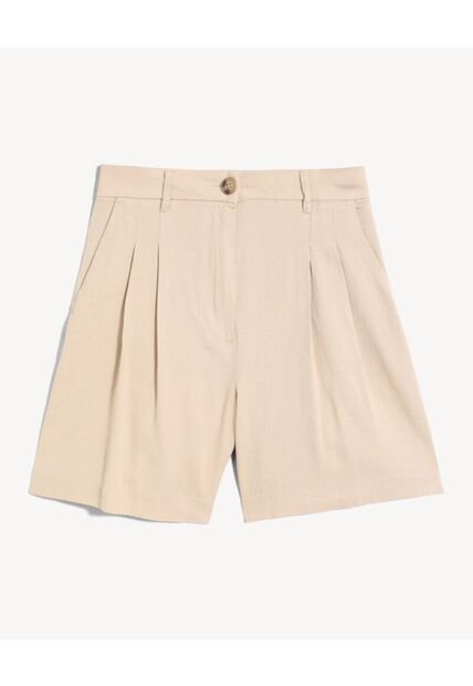 Short Para Mujer Multiusos Plano Color Beige Marca Seven Seven #28191098