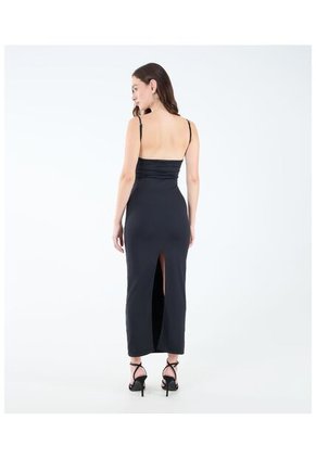 Vestido Para Mujer M/Sisa Largo Color Negro Marca Seven Seven #28171339