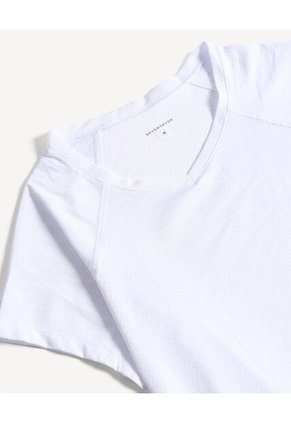 Camiseta Para Mujer Manga Corta Cuello V Color Marfil Marca Seven Seven #28096271