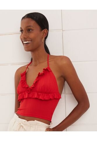 Camiseta  Para Mujer Manga Sisa Color Rojo Marca Seven Seven #28094986 Seven Seven